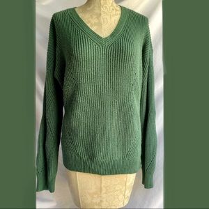 A New Day Shimmery Sweater - Green
